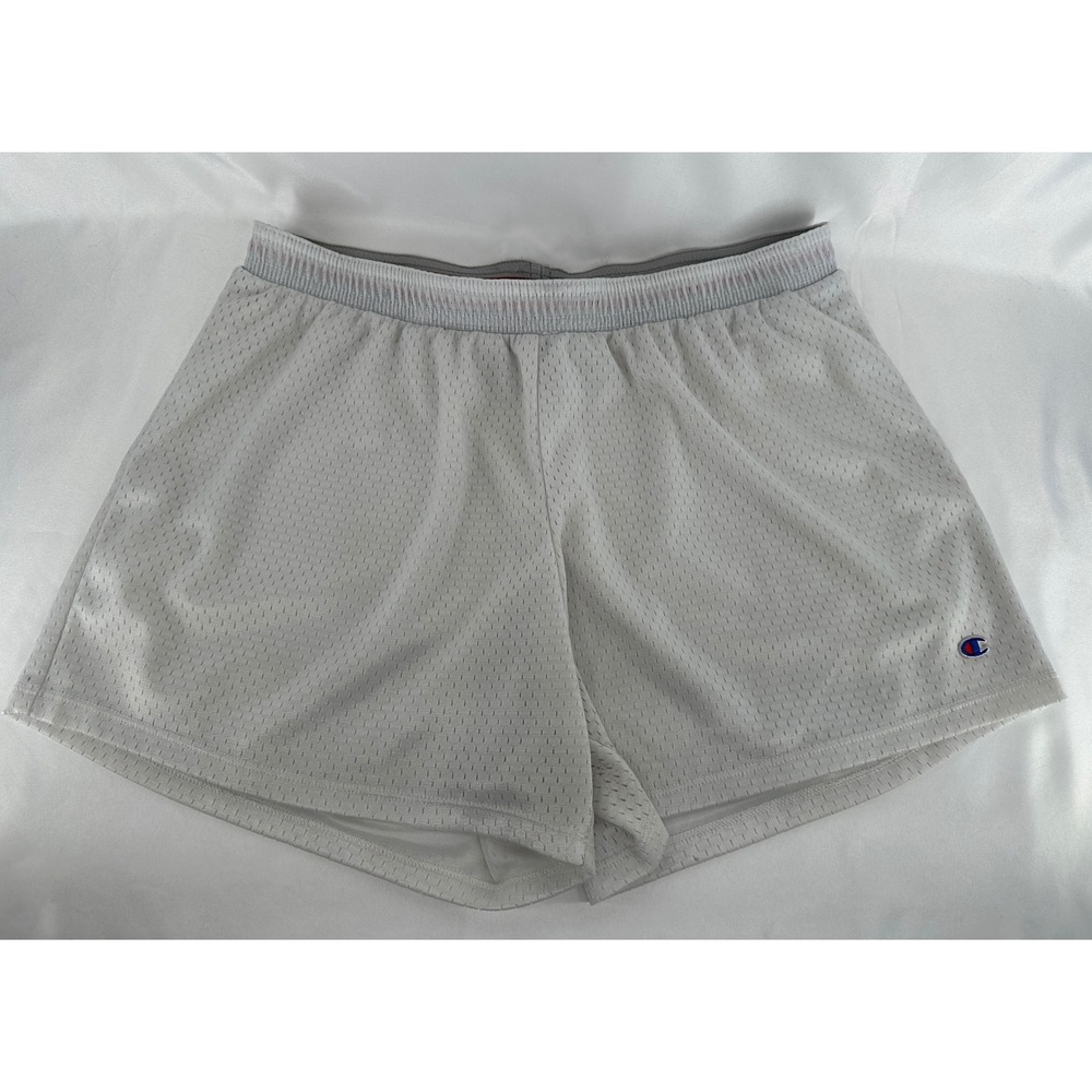 Champion Mesh Shorts Men Medium Grey Athletic Gym Workout Lined Breathable